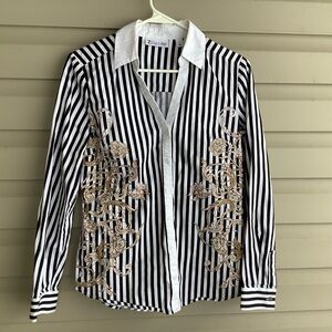 NY & Co. Fitted Blouse - Size Small